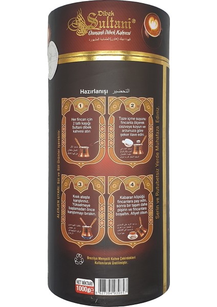 Osmanlı Dibek Kahvesi Silindir ( 1000 gr ) fiyatları