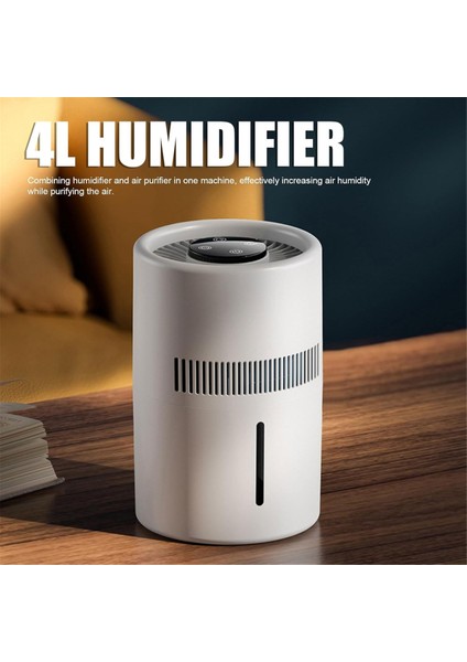 Bir Arada Nemlendirici ve Hava Temizleyici, Yatak Odası Için 2'si 1 Arada Buharlaştırıcı Nemlendirici ve Hepa Hava Temizleyici Kombosu, 4l Tank (Yurt Dışından) modelleri