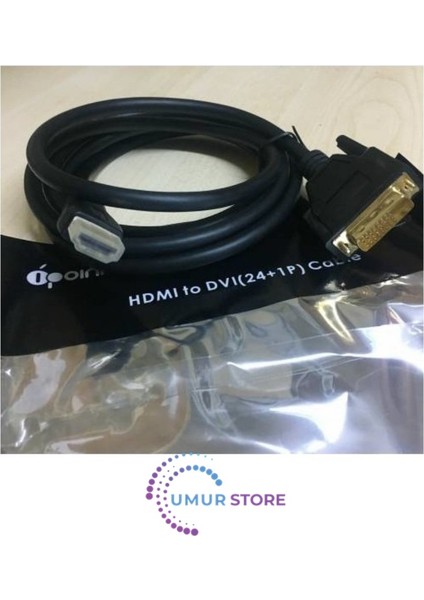 1 Metre HDMI To DVI Kablo HDMI To DVI Kablo 24+1 fiyatları