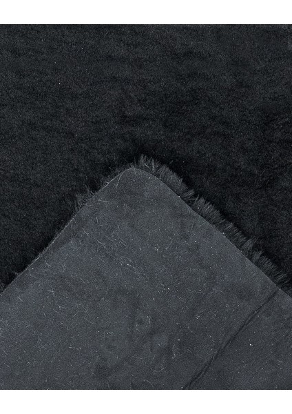 Tripp Düz Siyah Polyester Dikdörtgen Modern Desenli Akrilik Hav Vermeyen Leke Tutmayan Kolay Temizlenen Yumuşak Makine Salon Yolluk Mutfak Halı fiyatları