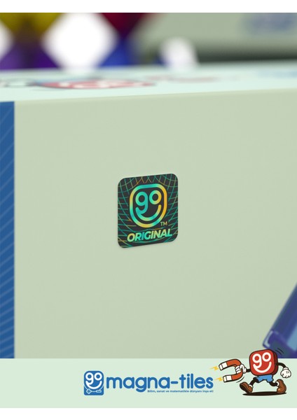 Go Magna-Tiles 72 Parça Manyetik Yapı Blokları Original - Mıknatıslı Eğitici Oyuncak
