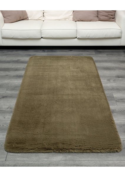 Wickham Düz Vizon Polyester Oval Modern Desenli Akrilik Hav Vermeyen Leke Tutmayan Kolay Temizlenen Yumuşak Makine Salon Yolluk Mutfak Halı fırsatları