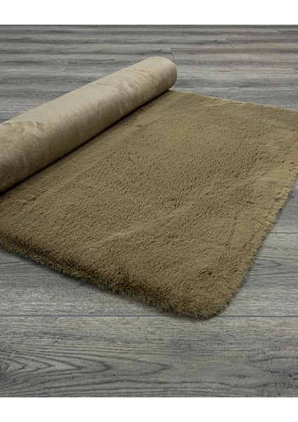 Wickham Düz Vizon Polyester Oval Modern Desenli Akrilik Hav Vermeyen Leke Tutmayan Kolay Temizlenen Yumuşak Makine Salon Yolluk Mutfak Halı indirimleri