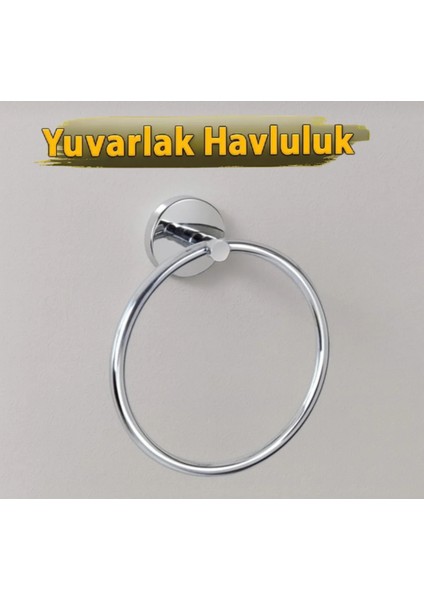 Metal Yuvarlak Havluluk Vidalı