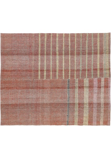 Girit Bej Çizgili Yün Modern Desenli Yün Hav Toz Vermez Leke Tutmayan Salon Yolluk Mutfak El Dokuma Halı modelleri