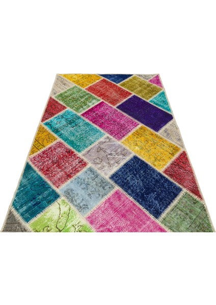 Iskece Bej Patchwork Yün Modern Desenli Yün Hav Toz Vermez Leke Tutmayan Salon Yolluk Mutfak El Dokuma Halı modelleri