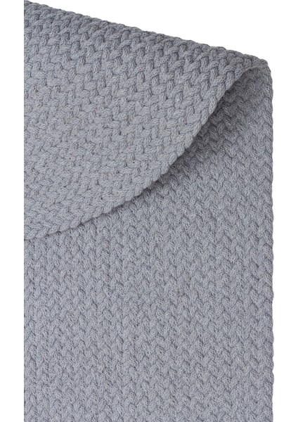 Gri Düz Etnik Modern Desenli Pamuk Jüt Halı fiyatları