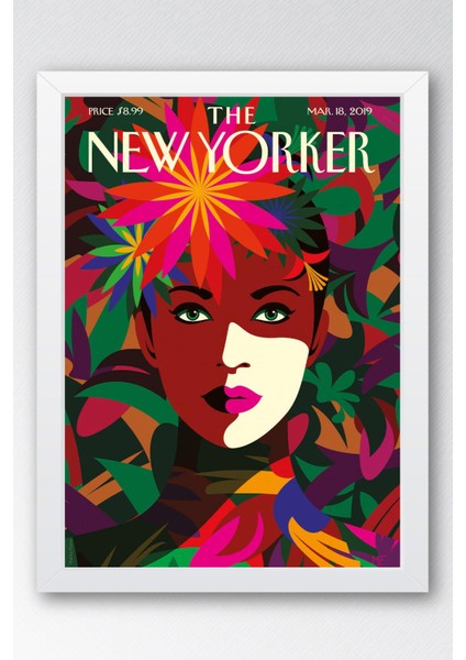 The New Yorker Çerçeveli Tablo March 18 2019 - Bahar Yüzü Tablosu