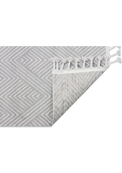 Naxxar Gri Geometrik Etnik Modern Desenli Mikro Hav Vermeyen Leke Tutmayan Kolay Temizlenen Yumuşak Makine Salon Yolluk Mutfak Halı fırsatları