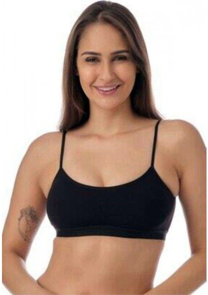 Pedli Ip Askılı Siyah ve Ten Rengi Büstiyer 2 Adet fiyatları