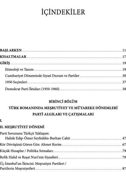 Siyaset ve Roman - Mehmet Samsakçı modelleri