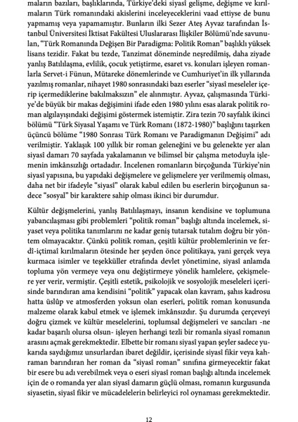 Siyaset ve Roman - Mehmet Samsakçı