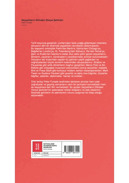 Seyyahların Dilinden Dünya Şehirleri (Ciltli) - Peter Furtado fiyatları