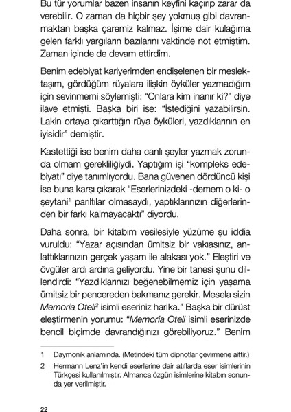 Yaşamak ve Yazmak - Hermann Lenz