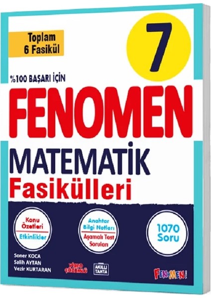 Fenomen Yayıncılık 7. Sınıf Matematik Fasikülleri fiyatları