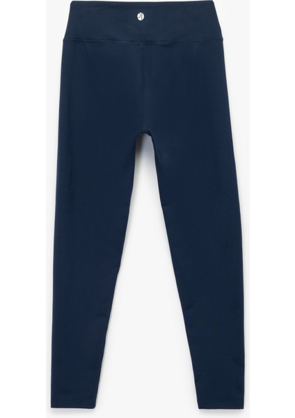 Yüksek Bel Skinny Fit Interlok Dikiş Detaylı Spor Tayt fiyatları