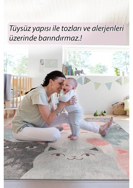 Praia Do Tofo Figürlü Mavi Polyester Daire Modern Desenli Pamuk Makinada Yıkanabilir Hav Toz Vermez Leke Tutmayan Kaymaz Taban Dijital Makine Baskı Salon Yolluk Mutfak Halı modelleri