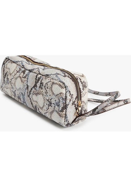 Suni Deri Yılan Derisi Desenli Omuz Çantası modelleri