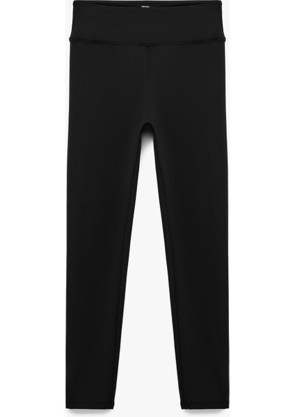 Yüksek Bel Slim Fit Spor Tayt