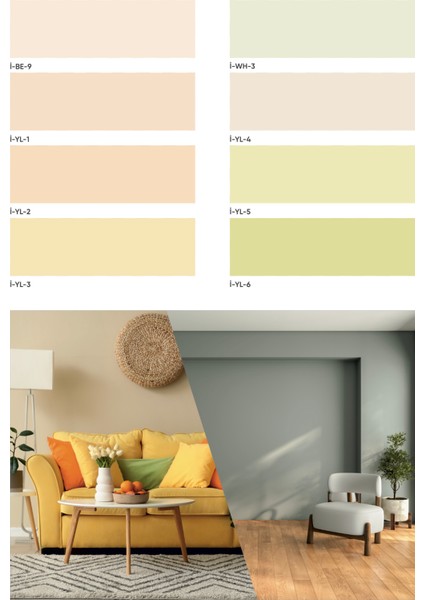 Tam Silinebilir Antibakteriyel Kir Tutmayan Duvar Boyası