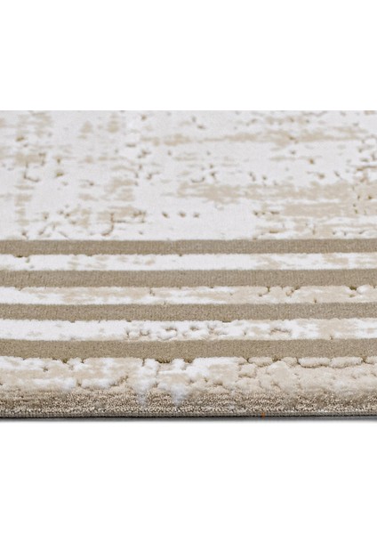 Addilyn Çerçeveli Krem Akrilik Kare Modern Desenli Akrilik Hav Vermeyen Leke Tutmayan Kolay Temizlenen Yumuşak Makine Salon Yolluk Mutfak Halı fırsatları