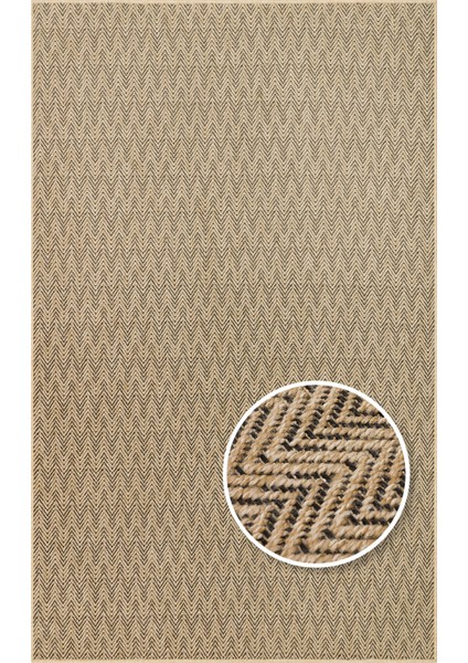 Hema Siyah Modern Etnik Desenli Poliproplen Hav Vermeyen Leke Tutmayan Kolay Temizlenen Yumuşak Makine Salon Yolluk Mutfak Halı