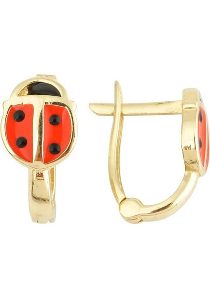 Uğur Böceği Çocuk Küpesi