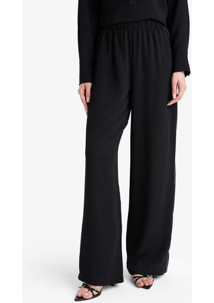 Wide Leg Krep PANTOLON F3068AX25AU fırsatları