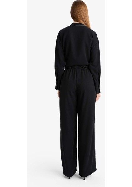 Wide Leg Krep PANTOLON F3068AX25AU