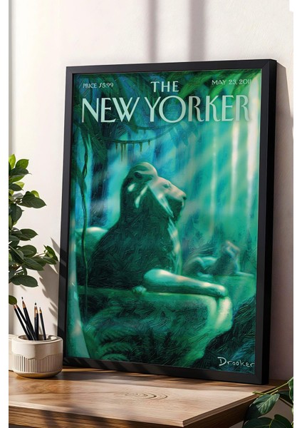 The New Yorker Çerçeveli Tablo May 23 2011 - New York Aquarium