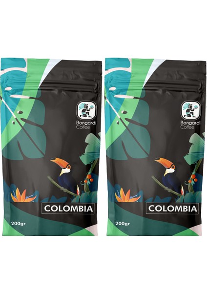 Colombia Yöresel Filtre Kahve 2 x 200 gr Öğütülmüş Kolombiya Kahvesi