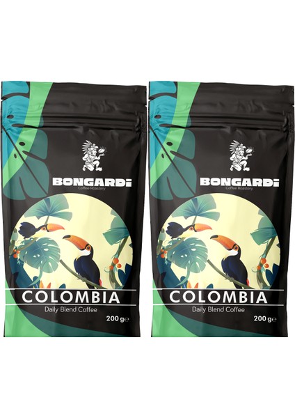 Colombia Yöresel Filtre Kahve 2 x 200 gr Öğütülmüş Kolombiya Kahvesi fırsatları