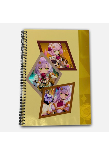 Genshin Impact Noelle Çizgisiz A4 Okul Defteri 72 Yaprak fiyatları