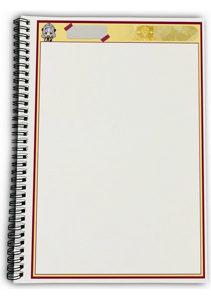 Genshin Impact Noelle Çizgisiz A4 Okul Defteri 72 Yaprak indirimleri