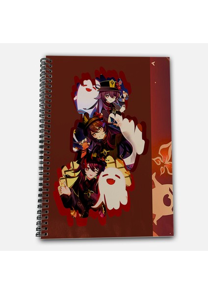 Genshin Impact Hu Tao Çizgisiz A4 Okul Defteri 72 Yaprak fiyatları