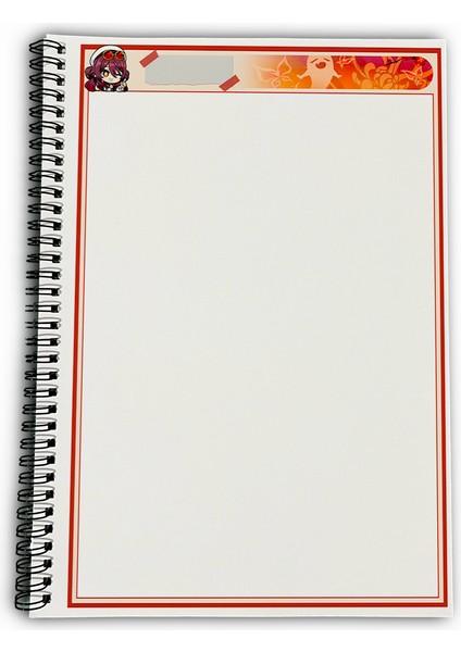 Genshin Impact Hu Tao Çizgisiz A4 Okul Defteri 72 Yaprak indirimleri