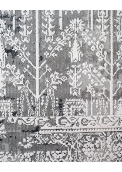 Klasik Gri Akrilik Dikdörtgen Modern Desenli Akrilik Hav Vermeyen Leke Tutmayan Kolay Temizlenen Yumuşak Makine Salon Yolluk Mutfak Halı fırsatları