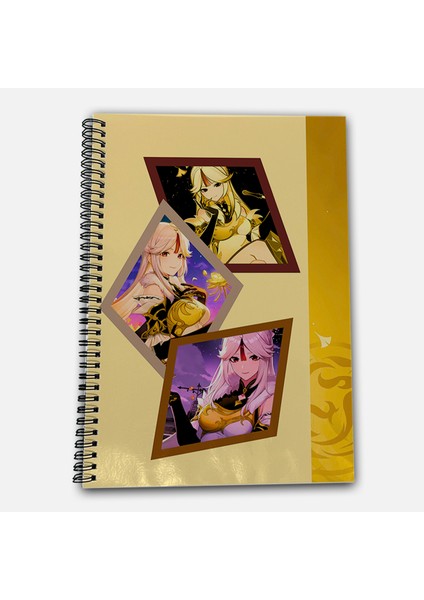 Genshin Impact Ningguang Çizgisiz A4 Okul Defteri 72 Yaprak fiyatları