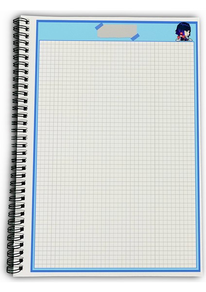 Genshin Impact Yelan Kareli A4 Okul Defteri 72 Yaprak indirimleri