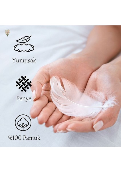 Premium Yuvarlak Lastikli Çarşaf 220X220 - 200X200CM %100 Pamuk Oeko Tex fırsatları