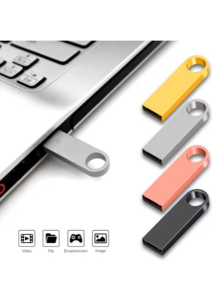 128GB Metal USB 3.0 Flash Bellek: Verilerinize Güç ve Şıklık Katın! fiyatları