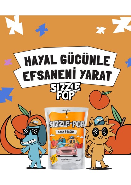 Easy Peachy Şeftali Soğuk Çay 200 ml x 20 Adet fırsatları