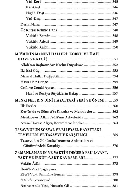 Temel Tasavvufî Kavramlar - Süleyman Uludağ