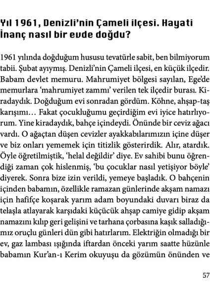 Doğduğum Ev - Nuriye Çakmak Çelik