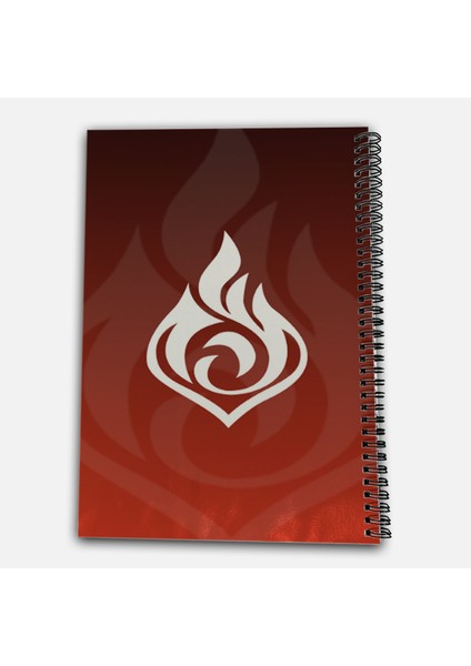 Genshin Impact Lyney Çizgili A4 Okul Defteri 72 Yaprak modelleri