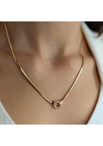 2.50 mm Gemici Kilit Balık Sırtı Zincir