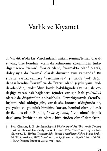 Ne – Varlık ve Ahlak - Özkan Gözel