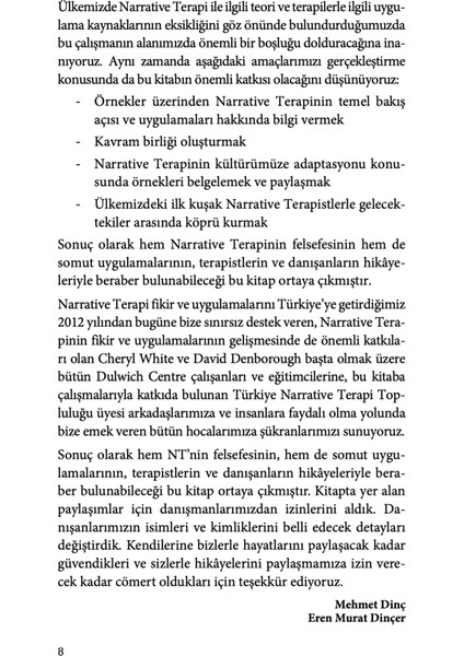 Narrative Terapi Uygulamaları - Eren Murat Dinçer