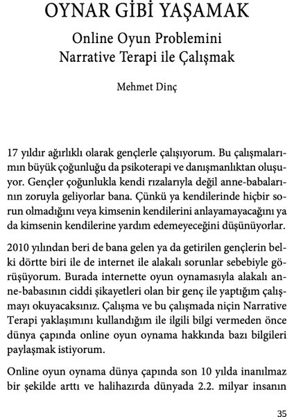 Narrative Terapi Uygulamaları - Eren Murat Dinçer