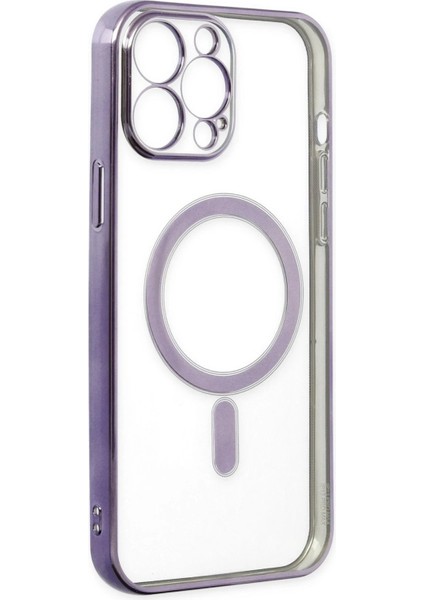 iPhone 14 Pro Kılıf Magneticsafe Lazer Silikon - Mor - BRNTEK2045-4784 fırsatları